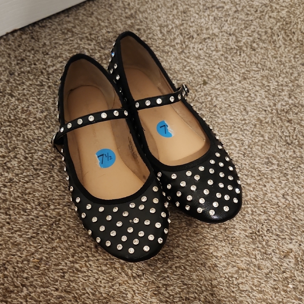 Black Studded  Mary Jane Shoes House Of Harlow